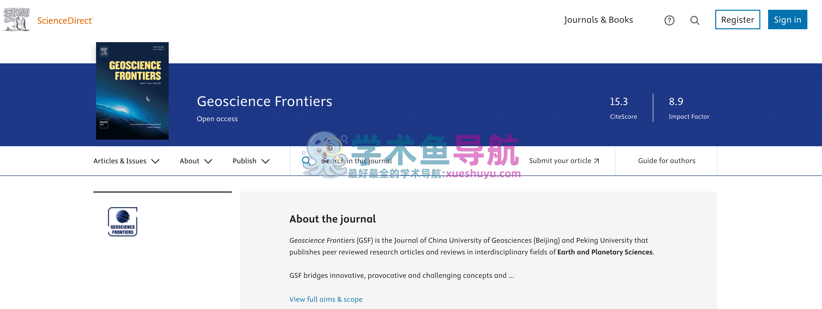 Geoscience Frontiers