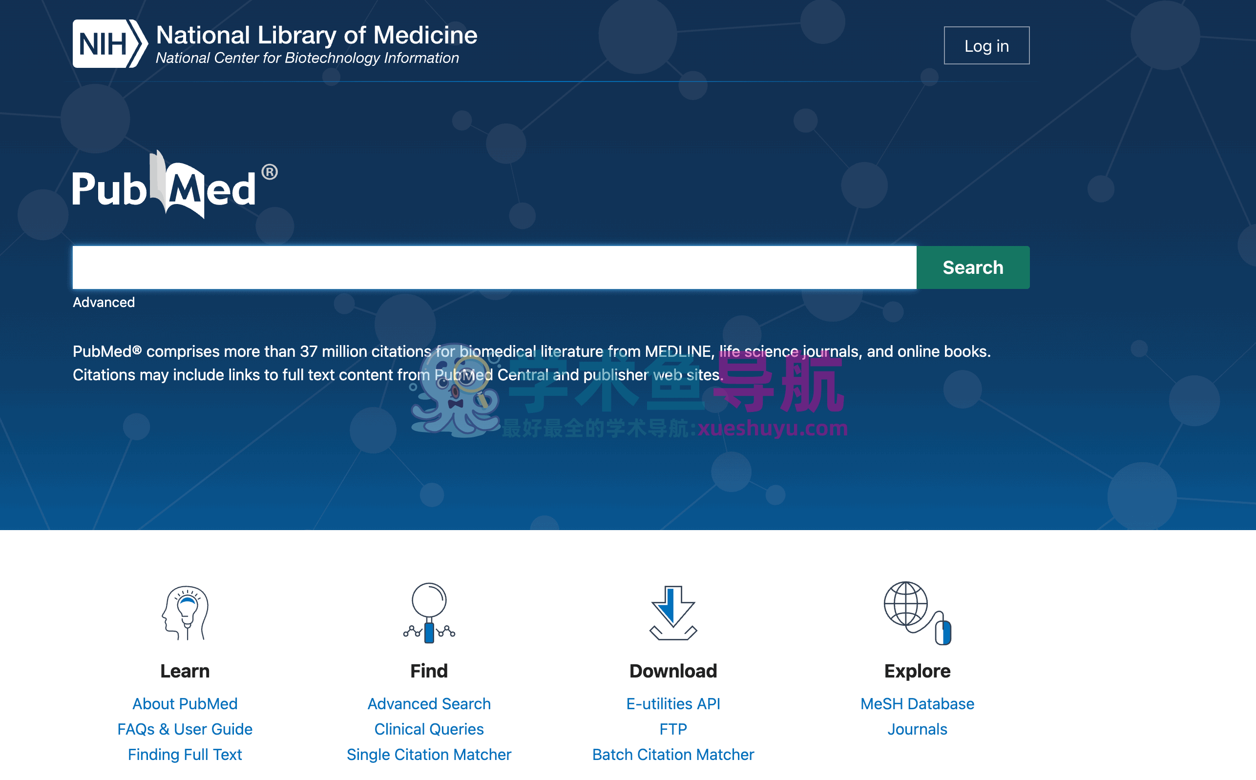 PubMed官网入口,数据库,插件汉化版,生命科学研究者的最佳文献利器-学术导航