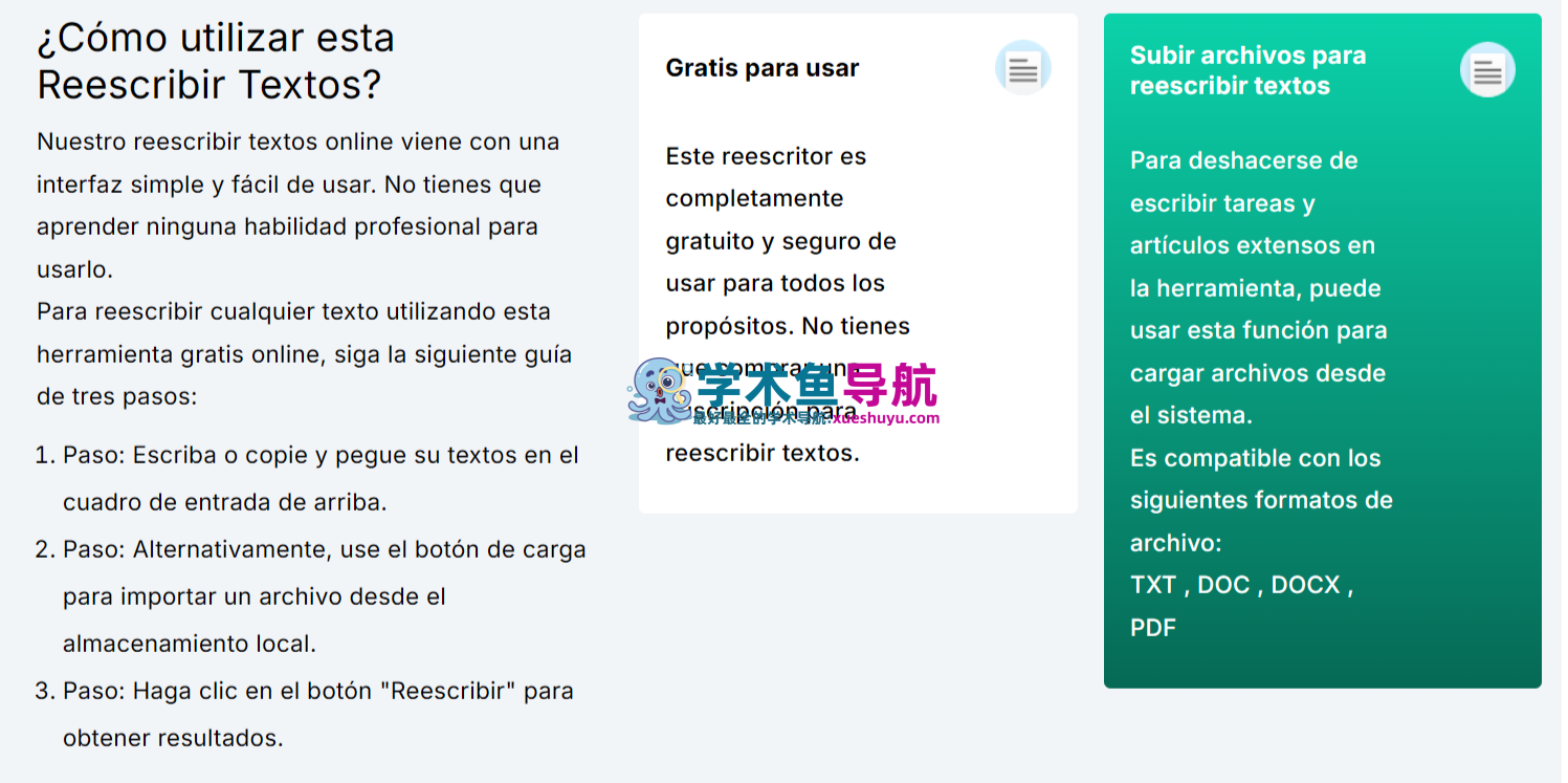 Reescribir Textos