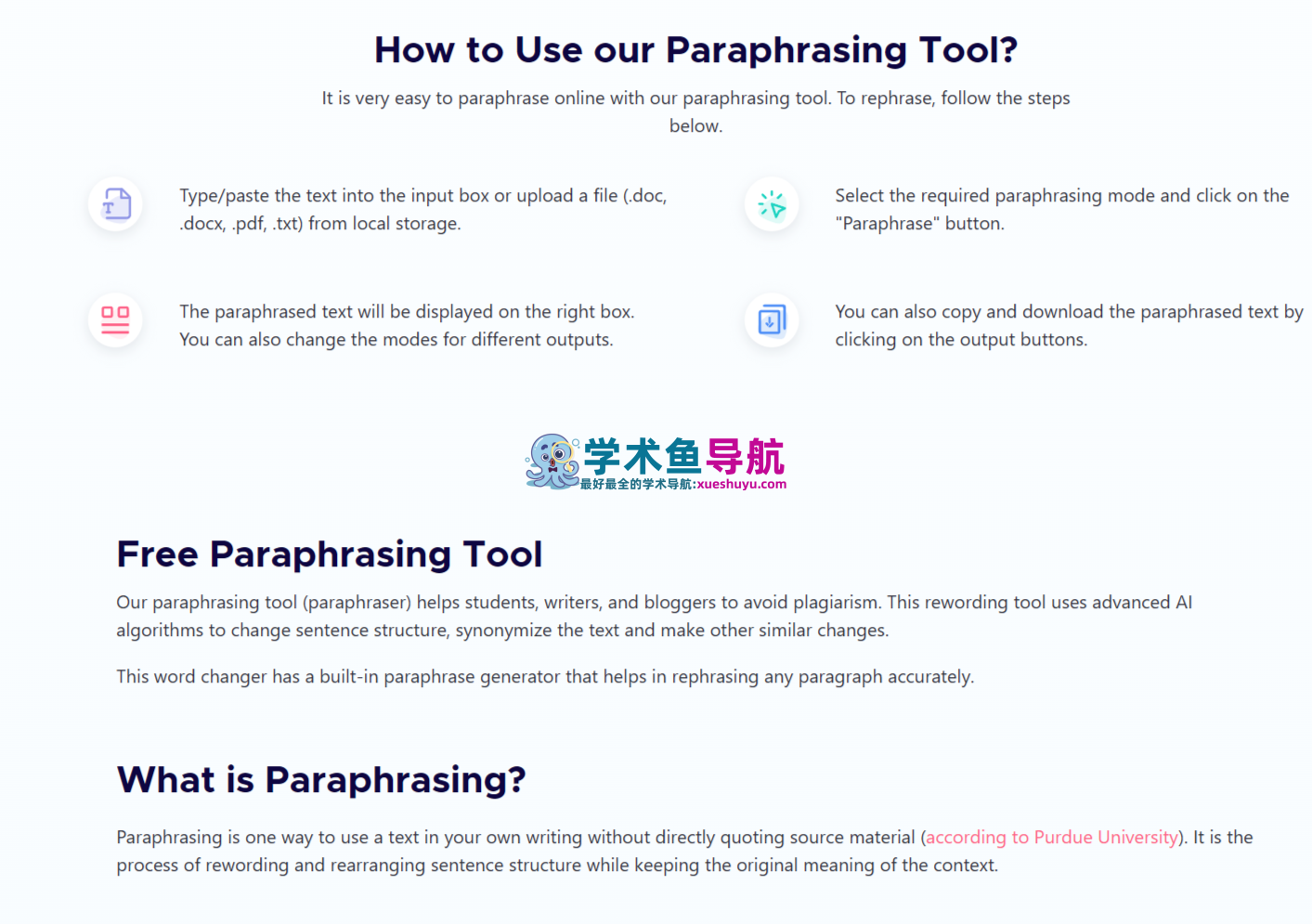 Paraphrase Online