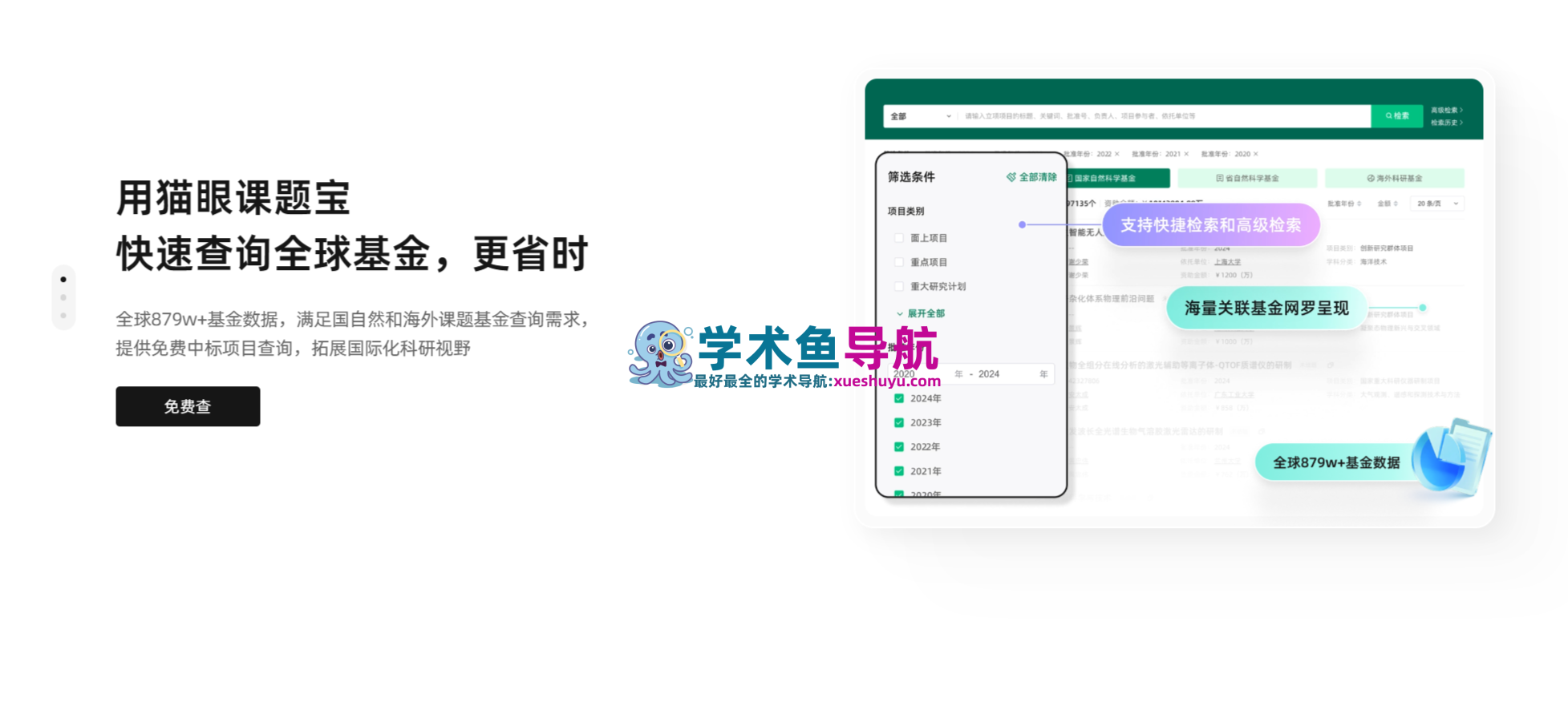 猫眼课题宝,AI科研选题工具