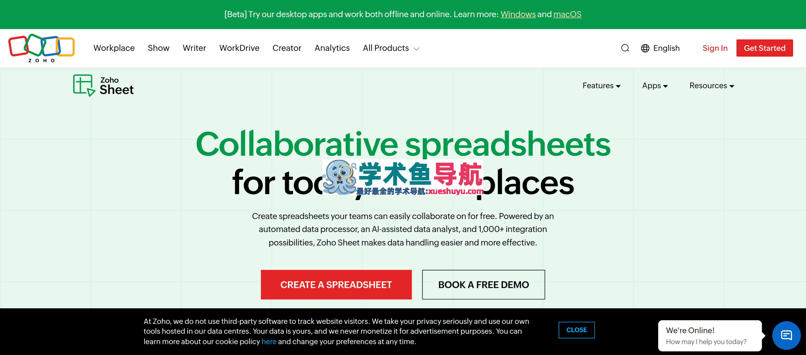 Zoho Sheet