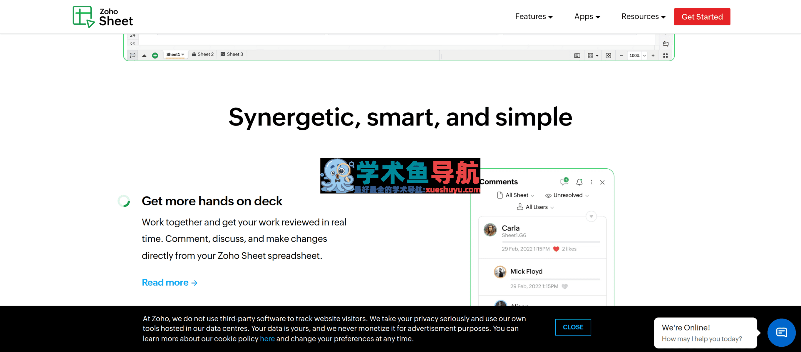 Zoho Sheet